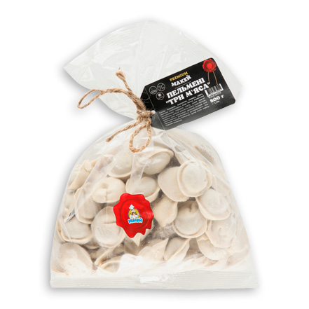 Пельмені «Три м'яса» (ручне ліплення)